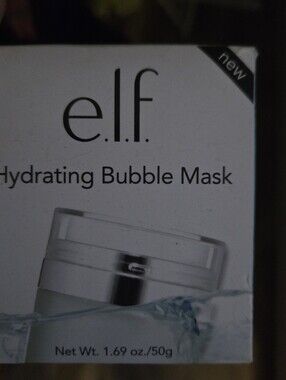 e.l.f Hydrating Bubble Mask 1.69 oz Cleanse Revitalize NIB-NoS